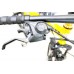 Bicycle Hummer Yellow on alloy wheels with 3 spoke wheels